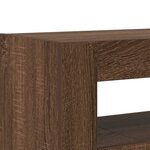 vidaXL Buffet Chêne Brun Bois d'ingénierie 116 x 30 x 75 cm Buffet