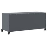 vidaXL Meuble TV anthracite 100 5x39x43 5 cm acier laminé à froid