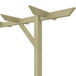 vidaXL Pergola de jardin 205 x 40 x 203 cm Bois