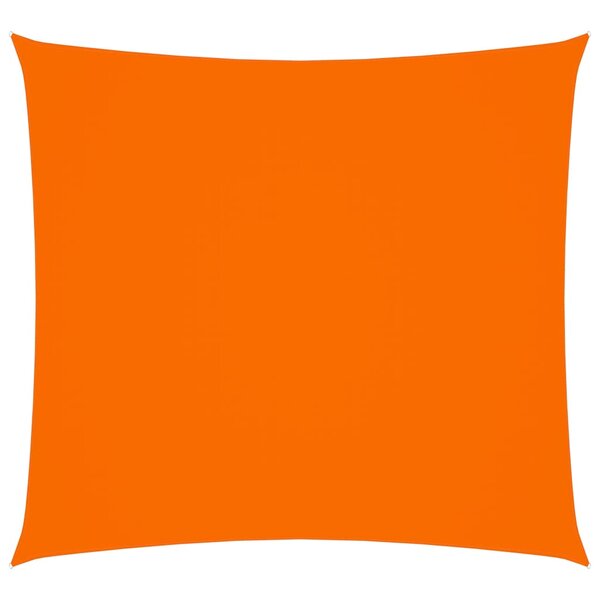 vidaXL Voile de parasol Tissu Oxford carré 5x5 m Orange