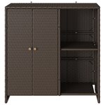 Armoire de rangement vidaXL Marron 100x36x102 cm Rattan