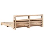 vidaXL Cadre de lit sans matelas 180x200 cm bois massif de pin