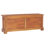 vidaXL Meuble TV 100x30x40 cm Bois de teck solide