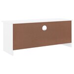 vidaXL Meuble TV et tiroirs ALTA blanc 100x35x41 cm bois massif de pin