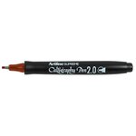 Marqueur 'calligraphy pen' pointe 2 mm coloris sépia artline