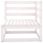 Salon de jardin meuble d'extérieur ensemble de mobilier 7 pièces blanc bois de pin massif 02_0017353