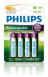 Philips piles x4 aa 2600 mah