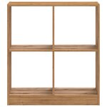 vidaXL Bibliothèque chêne artisanal 68 5x32x75 cm bois d'ingénierie