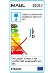 Lampe de bureau LED pearly colour vario, blanc MAUL