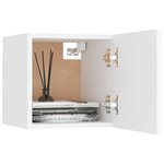 vidaXL Ensemble de meubles TV 6 Pièces Blanc Bois d'ingénierie