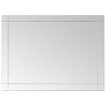 vidaXL Miroir mural 60x50 cm Verre