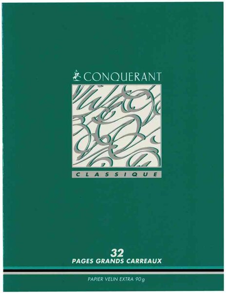 Cahier 90g 17x22 cm 32 pages ligne 2 mm / interligne 8 mm PAPETERIES HAMELIN