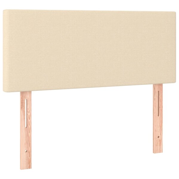 vidaXL Tête de lit Crème 100x5x78/88 cm Tissu