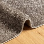 vidaXL Tapis ISTAN à poils longs aspect brillant gris 120x170 cm