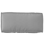 vidaXL Set de coussins de palette 2 pièces gris en tissu Oxford