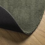 vidaXL Tapis "HUARTE" à poils courts  doux et lavable  vert forêt 160 x 230 cm