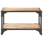 vidaXL Table basse 60x60x35 cm Bois de manguier massif