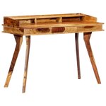 vidaXL Bureau 115 x 50 x 85 cm Bois solide de Sesham