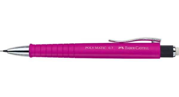 Porte-mine POLY MATIC 0 7 mm avance automatique Rose FABER-CASTELL