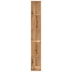vidaXL Bibliothèque 5 niveaux chêne artisanal bois ingénierie
