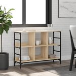 vidaXL Buffet chêne sonoma 102x32x73 5 cm bois d'ingénierie