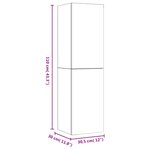vidaXL Meuble TV Chêne sonoma 30 5x30x110 cm Bois d’ingénierie