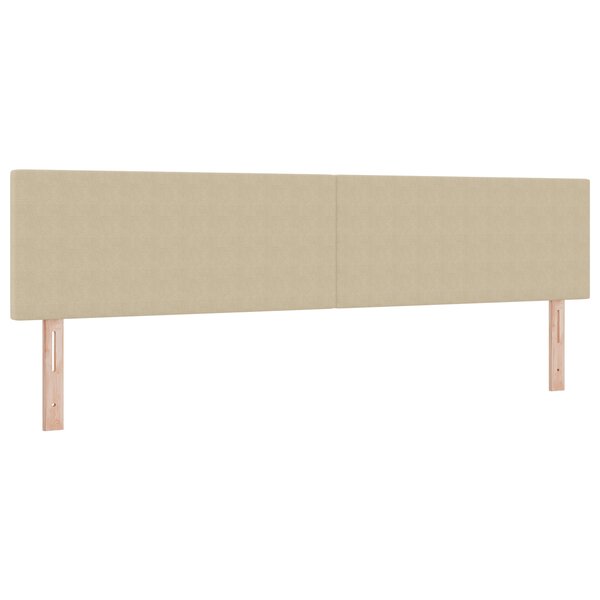 vidaXL Tête de lit LED Simple Design Vert Clair Gris 100 cm Tissu Velours Côtelé