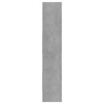 vidaXL Bibliothèque Gris béton 40x35x180 cm Bois d’ingénierie