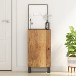 vidaXL Buffet avec porte 40x31x75 cm bois massif de manguier