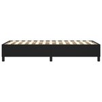 vidaXL Cadre de lit sans matelas noir 100x200 cm similicuir