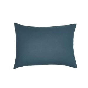 Taie d'oreiller - 50 x 70+5 cm uni - Paon