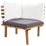 Salon de jardin meuble d'extérieur ensemble de mobilier 6 pièces bois d'acacia massif 02_0016977