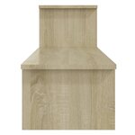 vidaXL Meuble TV Chêne sonoma 180x30x43 cm Aggloméré