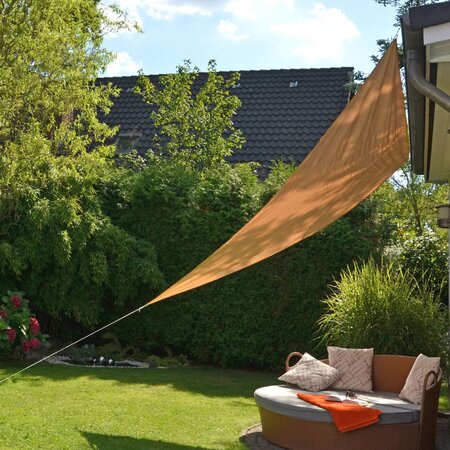 HI Voile d'ombrage triangulaire 3 6x3 6x3 6 m Beige