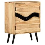 vidaXL Buffet 57x34x75 cm Bois d'acacia massif