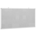 vidaXL Tableau blanc magnétique 100x50x1 7 cm aluminium