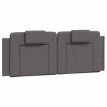 vidaXL Cadre de lit sans matelas gris 140x200 cm similicuir