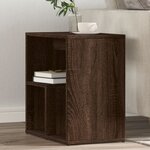 vidaXL Table d'appoint Chêne marron 50x30x50 cm Bois d'ingénierie