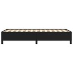 vidaXL Cadre de lit sans matelas noir 80x200 cm similicuir