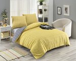 Parure de lit jaune TRENDY 240 x 220 cm