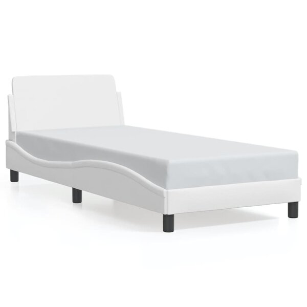 vidaXL Cadre de lit sans matelas blanc 80x200 cm similicuir