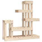 vidaXL Support à plantes 92x25x97 cm Bois massif de pin