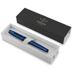 Stylo plume Parker IM Monochrome  Bleu  plume fine  encre bleue  Coffret cadeau