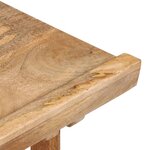 Vidaxl table à dessin bois de manguier massif 116 x 50 x 76 cm