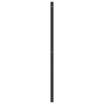 vidaXL Tête de lit métal noir 193 cm