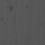 vidaXL Lit de jour sans matelas gris bois de pin massif 80x200 cm