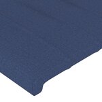 vidaXL Têtes de lit 4 Pièces Bleu 100x5x78/88 cm Tissu