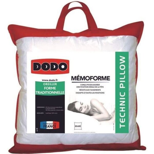 Oreiller à mémoire de forme Memoforme 60 x 60 cm