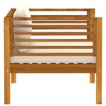 Salon de jardin meuble d'extérieur ensemble de mobilier 7 pièces avec coussin crème bois d'acacia solide 02_0017058