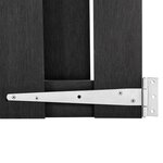 vidaXL Portillon WPC 100x150 cm Gris